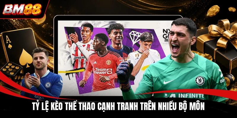 Tỷ lệ kèo thể thao cạnh tranh trên nhiều bộ môn